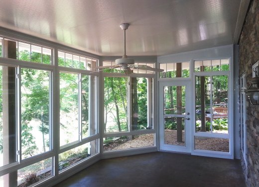 Glassroom & insulated underdeck system Hartwell, GA