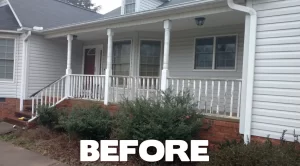 aluminum columns before