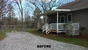 carport before