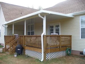 white patio cover