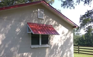 standing seam awning