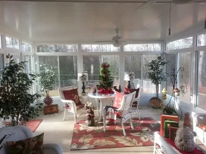 Sunroom with Insulated Panel Roof