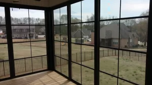Beautiful View from Bronze 4 track Vinyl Windows
